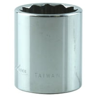 K Tool 27112 Chrome Socket 6 Point Shallow 12mm 3/8" Drive K Tool 27112 Chrome Socket 6 Point Shallow 12mm 3/8" Drive